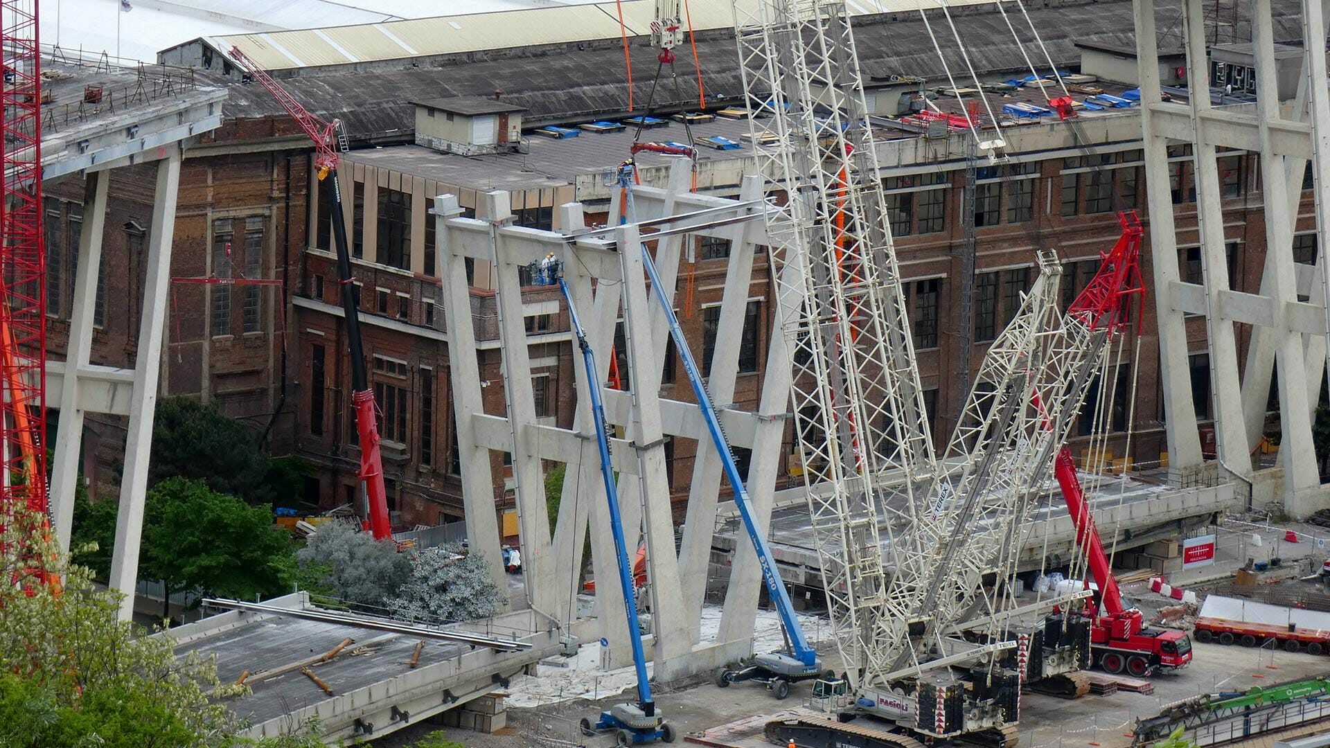 ponte morandi genova demolizione